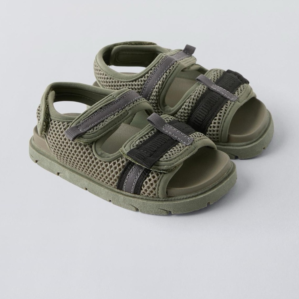 Zara Kids Green Sandals